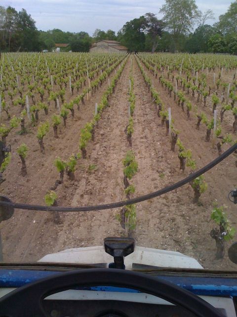 Vue du poste de conduite
