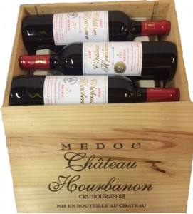 vin médoc coffret Saint Valentin