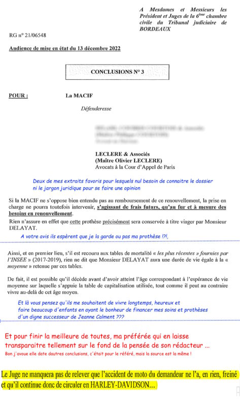 Conclusions MACIF